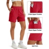 image:imageTACVASEN Womens 5 Hiking Shorts Quick Dry UPF 50 Lightweight Athletic Shorts with Pockets Golf Casual Workout SummerTomato Red