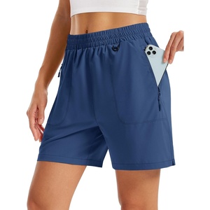 image:imageTACVASEN Womens 5 Hiking Shorts Quick Dry UPF 50 Lightweight Athletic Shorts with Pockets Golf Casual Workout SummerCharcoal Blue