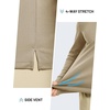 image:imageTACVASEN Mens Polo Shirts Long Sleeve Quick Dry Golf Shirt Lightweight Collared Casual Shirt for Men Work AthleticKhaki