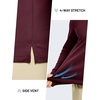 image:imageTACVASEN Mens Polo Shirts Long Sleeve Quick Dry Golf Shirt Lightweight Collared Casual Shirt for Men Work AthleticWine