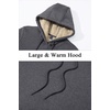 image:imageTACVASEN Womens Thick Hoodie Casual Cotton Fleece Lined Cute Fashion Active Sweatshirt With PocketsDark Grey