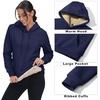 image:imageTACVASEN Womens Thick Hoodie Casual Cotton Fleece Lined Cute Fashion Active Sweatshirt With PocketsNavy