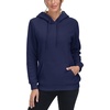 image:imageTACVASEN Womens Thick Hoodie Casual Cotton Fleece Lined Cute Fashion Active Sweatshirt With PocketsNavy