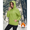 image:imageTACVASEN Womens Thick Hoodie Casual Cotton Fleece Lined Cute Fashion Active Sweatshirt With PocketsOliver Green