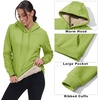 image:imageTACVASEN Womens Thick Hoodie Casual Cotton Fleece Lined Cute Fashion Active Sweatshirt With PocketsOliver Green