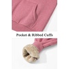 image:imageTACVASEN Womens Thick Hoodie Casual Cotton Fleece Lined Cute Fashion Active Sweatshirt With PocketsPink