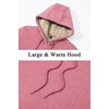 image:imageTACVASEN Womens Thick Hoodie Casual Cotton Fleece Lined Cute Fashion Active Sweatshirt With PocketsPink