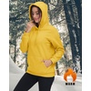image:imageTACVASEN Womens Thick Hoodie Casual Cotton Fleece Lined Cute Fashion Active Sweatshirt With PocketsYellow