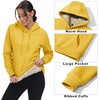 image:imageTACVASEN Womens Thick Hoodie Casual Cotton Fleece Lined Cute Fashion Active Sweatshirt With PocketsYellow