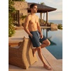 image:imageTACVASEN Men s Casual Shorts 7 Inch Cotton Elastic Waist Drawstring Lightweight Summer Beach Shorts with PocketsDgrey