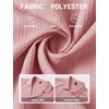 image:imageTACVASEN Mens Casual Button Down Shirts Short Sleeve Cuban Collar Textured Shirt Summer Beach Dress ShirtGraypink