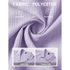 image:imageTACVASEN Mens Casual Button Down Shirts Short Sleeve Cuban Collar Textured Shirt Summer Beach Dress ShirtLtpurple