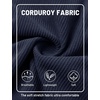 image:imageTACVASEN Mens Corduroy Casual Shorts 6 Inseam for Summer Beach Vacation  elastic waistdrawstringpocketscorduroy texturecasual fit 6 inch inseamlightweight shorts for summer beachsoft loungingNavy