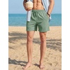 image:imageTACVASEN Mens Corduroy Casual Shorts 6 Inseam for Summer Beach Vacation  elastic waistdrawstringpocketscorduroy texturecasual fit 6 inch inseamlightweight shorts for summer beachsoft loungingLgraygreen