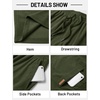 image:imageTACVASEN Mens Corduroy Casual Shorts 6 Inseam for Summer Beach Vacation  elastic waistdrawstringpocketscorduroy texturecasual fit 6 inch inseamlightweight shorts for summer beachsoft loungingArmygreen