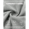image:imageTACVASEN Mens Corduroy Casual Shorts 6 Inseam for Summer Beach Vacation  elastic waistdrawstringpocketscorduroy texturecasual fit 6 inch inseamlightweight shorts for summer beachsoft loungingLgray