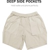 image:imageTACVASEN Mens Cotton Casual Shorts 7 Inch Inseam for Summer Beach Vacation  deep pocketselastic waistvintage drawstringlinen like texturelightweight and soft cottoncasual fit for summer beachBeige White