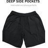 image:imageTACVASEN Mens Cotton Casual Shorts 7 Inch Inseam for Summer Beach Vacation  deep pocketselastic waistvintage drawstringlinen like texturelightweight and soft cottoncasual fit for summer beachBlack