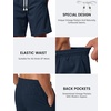 image:imageTACVASEN Mens Cotton Casual Shorts 7 Inch Inseam for Summer Beach Vacation  deep pocketselastic waistvintage drawstringlinen like texturelightweight and soft cottoncasual fit for summer beachNavy
