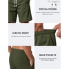 image:imageTACVASEN Mens Cotton Casual Shorts 7 Inch Inseam for Summer Beach Vacation  deep pocketselastic waistvintage drawstringlinen like texturelightweight and soft cottoncasual fit for summer beachArmy Green