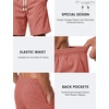 image:imageTACVASEN Mens Cotton Casual Shorts 7 Inch Inseam for Summer Beach Vacation  deep pocketselastic waistvintage drawstringlinen like texturelightweight and soft cottoncasual fit for summer beachWaterlon Red