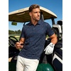 image:imageTACVASEN Mens Golf Shirts Short Sleeve Dry Fit Polo Shirt Performance Print Patterns Collared Casual Shirt for Men AthleticClub Navy