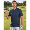 image:imageTACVASEN Mens Golf Shirts Short Sleeve Dry Fit Polo Shirt Performance Print Patterns Collared Casual Shirt for Men AthleticClub Navy