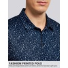 image:imageTACVASEN Mens Golf Shirts Short Sleeve Dry Fit Polo Shirt Performance Print Patterns Collared Casual Shirt for Men AthleticClub Navy