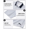 image:imageTACVASEN Mens Golf Shirts Short Sleeve Dry Fit Polo Shirt Performance Print Patterns Collared Casual Shirt for Men AthleticGolf Black White