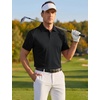 image:imageTACVASEN Mens Polo Shirts Short Sleeve Dry Fit Golf Shirt Collared Moisture Wicking Performance for Work Casual BusinessBlack