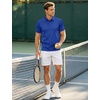 image:imageTACVASEN Mens Polo Shirts Short Sleeve Dry Fit Golf Shirt Collared Moisture Wicking Performance for Work Casual BusinessColorblue