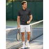 image:imageTACVASEN Mens Polo Shirts Short Sleeve Dry Fit Golf Shirt Collared Moisture Wicking Performance for Work Casual BusinessDarkgrey