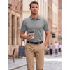 image:imageTACVASEN Mens Polo Shirts Short Sleeve Dry Fit Golf Shirt Collared Moisture Wicking Performance for Work Casual BusinessLightgrey