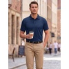image:imageTACVASEN Mens Polo Shirts Short Sleeve Dry Fit Golf Shirt Collared Moisture Wicking Performance for Work Casual BusinessNavy