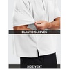 image:imageTACVASEN Mens Polo Shirts Short Sleeve Dry Fit Golf Shirt Collared Moisture Wicking Performance for Work Casual BusinessWhite