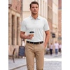 image:imageTACVASEN Mens Polo Shirts Short Sleeve Dry Fit Golf Shirt Collared Moisture Wicking Performance for Work Casual BusinessWhite