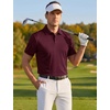 image:imageTACVASEN Mens Polo Shirts Short Sleeve Dry Fit Golf Shirt Collared Moisture Wicking Performance for Work Casual BusinessWinered