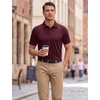 image:imageTACVASEN Mens Polo Shirts Short Sleeve Dry Fit Golf Shirt Collared Moisture Wicking Performance for Work Casual BusinessWinered