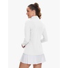 image:imageTACVASEN Womens Quarter Zip Pullover Golf Shirts UPF 50 Long Sleeve Sun Shirts UV Protection Workout Tops01 White
