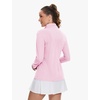image:imageTACVASEN Womens Quarter Zip Pullover Golf Shirts UPF 50 Long Sleeve Sun Shirts UV Protection Workout Tops02 Pink