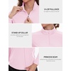 image:imageTACVASEN Womens Quarter Zip Pullover Golf Shirts UPF 50 Long Sleeve Sun Shirts UV Protection Workout Tops02 Pink