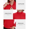image:imageTACVASEN Womens Quarter Zip Pullover Golf Shirts UPF 50 Long Sleeve Sun Shirts UV Protection Workout Tops05 Tomato Red