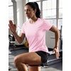 image:imageTACVASEN Womens Short Sleeve Workout Shirts UPF 50 Sun Protection Quick Dry Athletic Tops for Running Gym Tee02 Light Pink