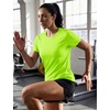 image:imageTACVASEN Womens Short Sleeve Workout Shirts UPF 50 Sun Protection Quick Dry Athletic Tops for Running Gym Tee03 Fgreen