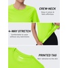 image:imageTACVASEN Womens Short Sleeve Workout Shirts UPF 50 Sun Protection Quick Dry Athletic Tops for Running Gym Tee03 Fgreen