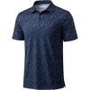 image:imageTACVASEN Mens Golf Shirts Short Sleeve Dry Fit Polo Shirt Performance Print Patterns Collared Casual Shirt for Men AthleticClub Navy