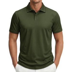 image:imageTACVASEN Mens Polo Shirts Short Sleeve Dry Fit Golf Shirt Collared Moisture Wicking Performance for Work Casual BusinessArmygreen