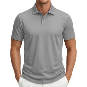 image:imageTACVASEN Mens Polo Shirts Short Sleeve Dry Fit Golf Shirt Collared Moisture Wicking Performance for Work Casual BusinessLightgrey