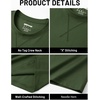image:imageTACVASEN Mens Cotton TShirts Short Sleeve Crew Neck Soft Comfort Basic  Casual plain loose fitxstitch designlightweight textured fabricdaily outfitsports and beach vacations05 Army Green