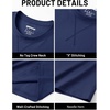 image:imageTACVASEN Mens Cotton TShirts Short Sleeve Crew Neck Soft Comfort Basic  Casual plain loose fitxstitch designlightweight textured fabricdaily outfitsports and beach vacations03 Navy